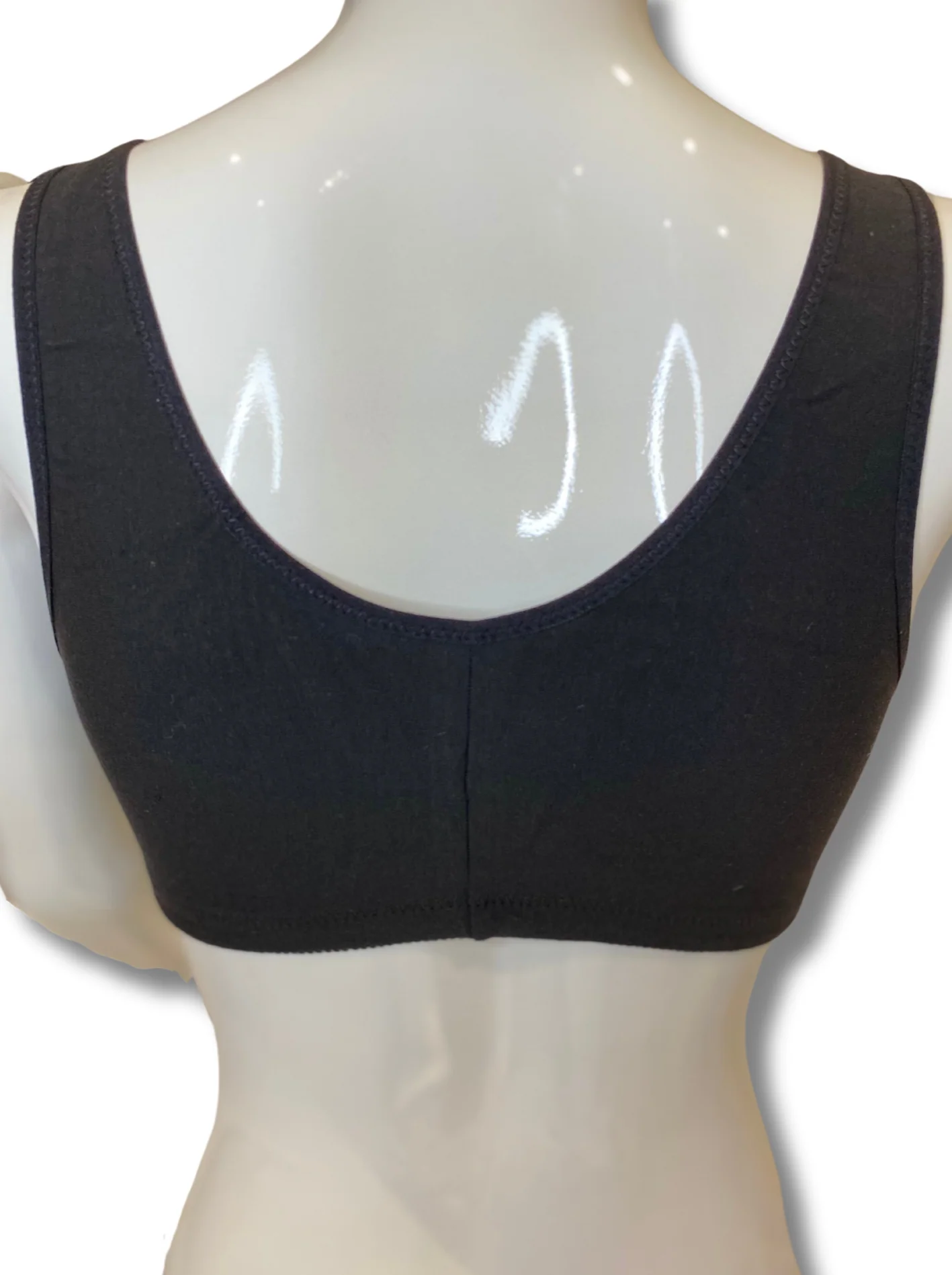 ABC Leisure Front Fastening Mastectomy Bra - Black - Image 3