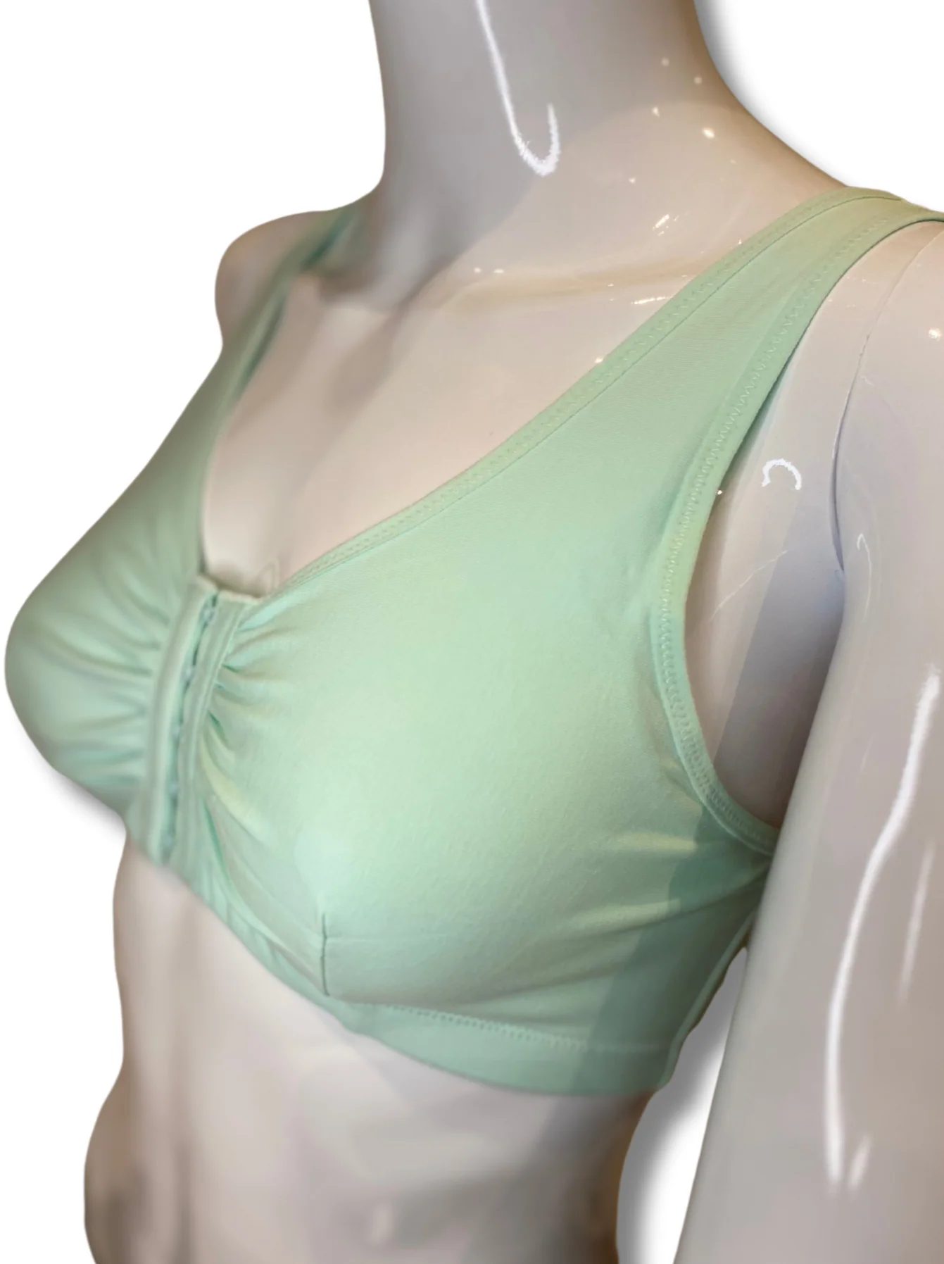 ABC Leisure Front Fastening Mastectomy Bra - Mint - Image 4
