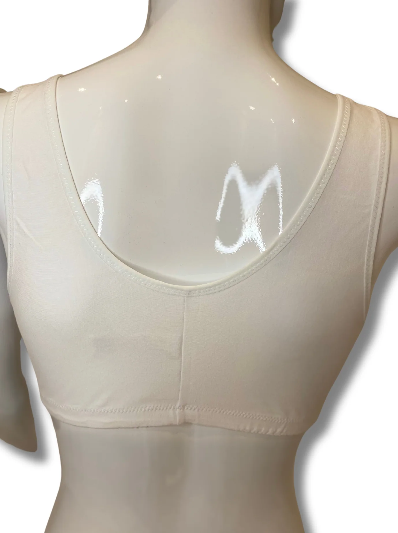 ABC Leisure Front Fastening Mastectomy Bra - White - Image 4