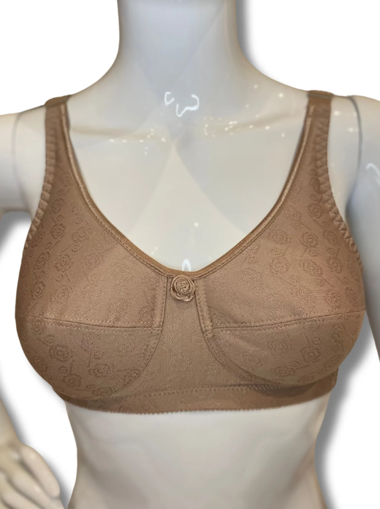 ABC Rose Contour Mastectomy Bra - Cocoa - Image 2