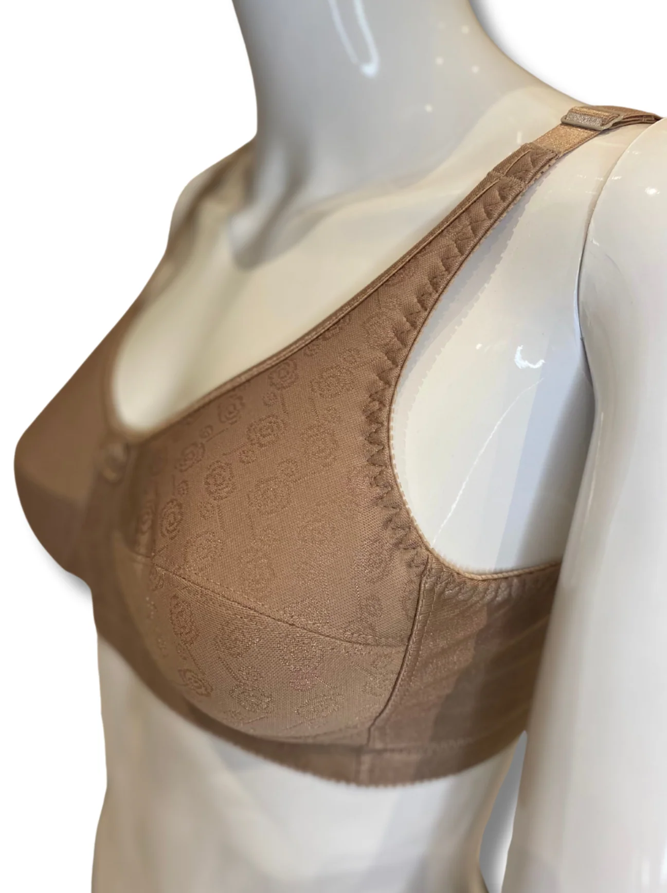 ABC Rose Contour Mastectomy Bra - Cocoa - Image 3