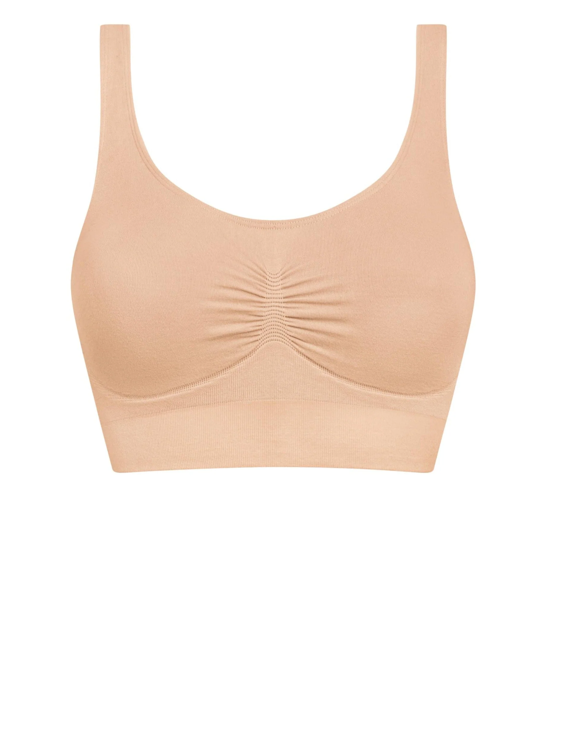 Amoena Becky Wire Free Mastectomy Bra - Rose Nude - Image 3