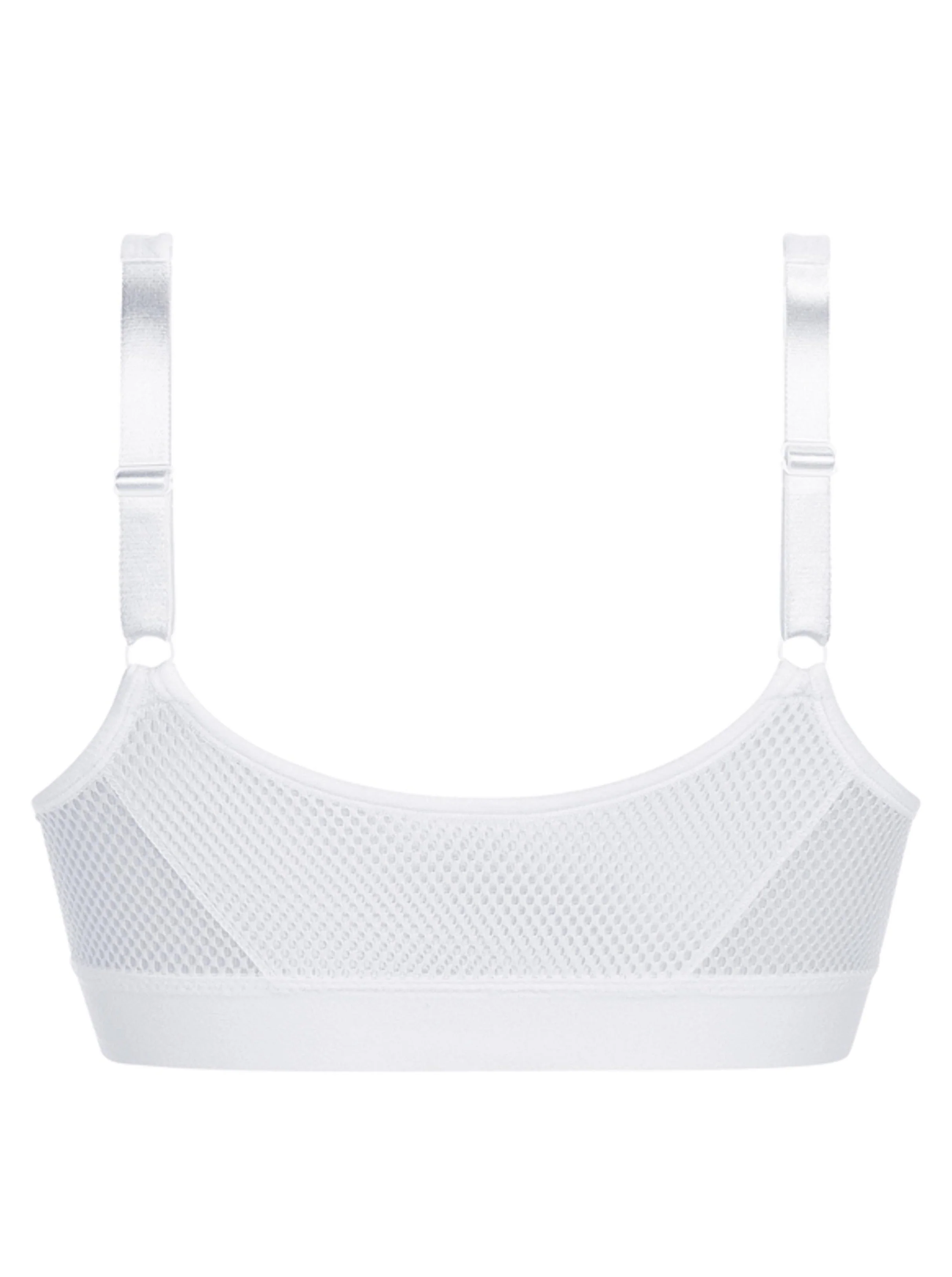 Amoena Ester Front Fastening Sports Bra  - White - Image 5