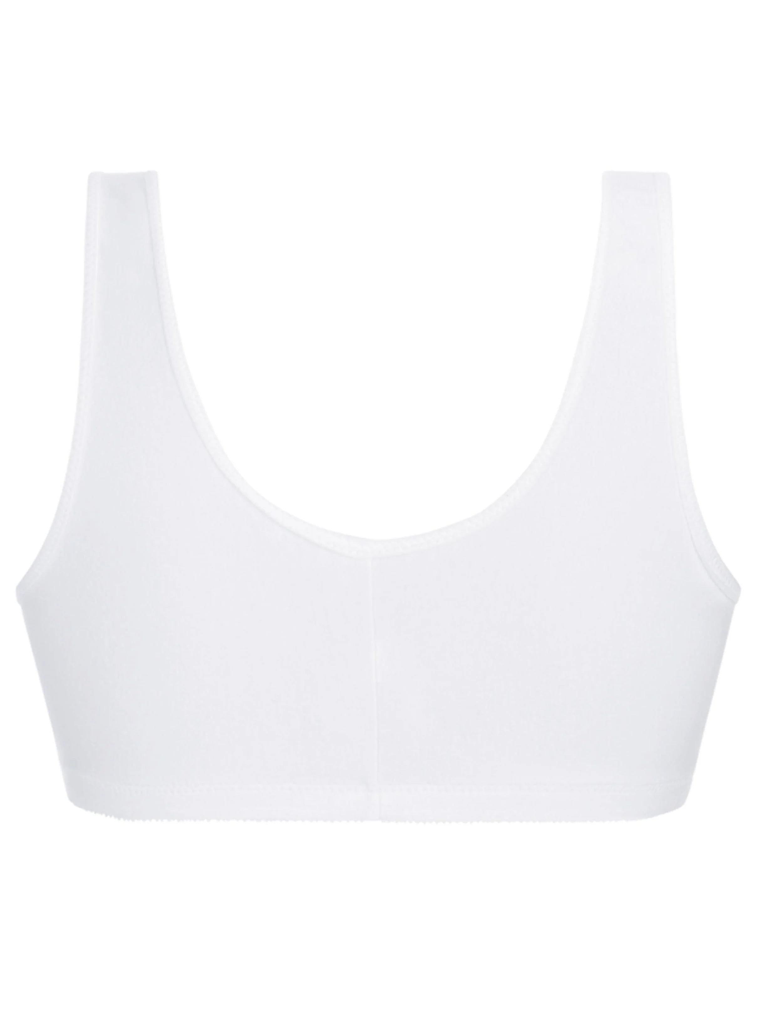 Amoena Frances Wire Free Mastectomy Bra - White - Image 4