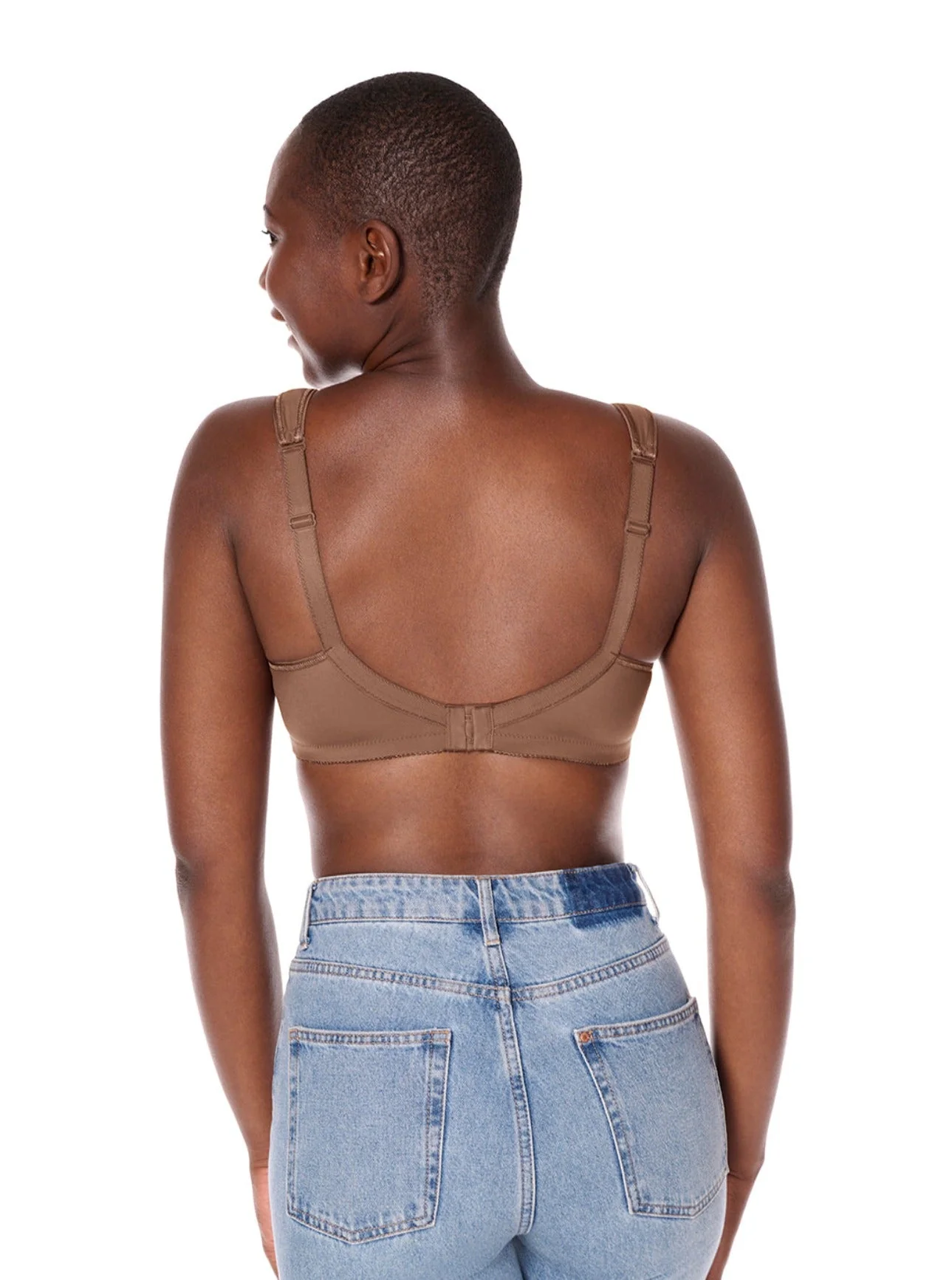 Amoena Isadora  Wire Free Mastectomy Bra - Mocha - Image 2