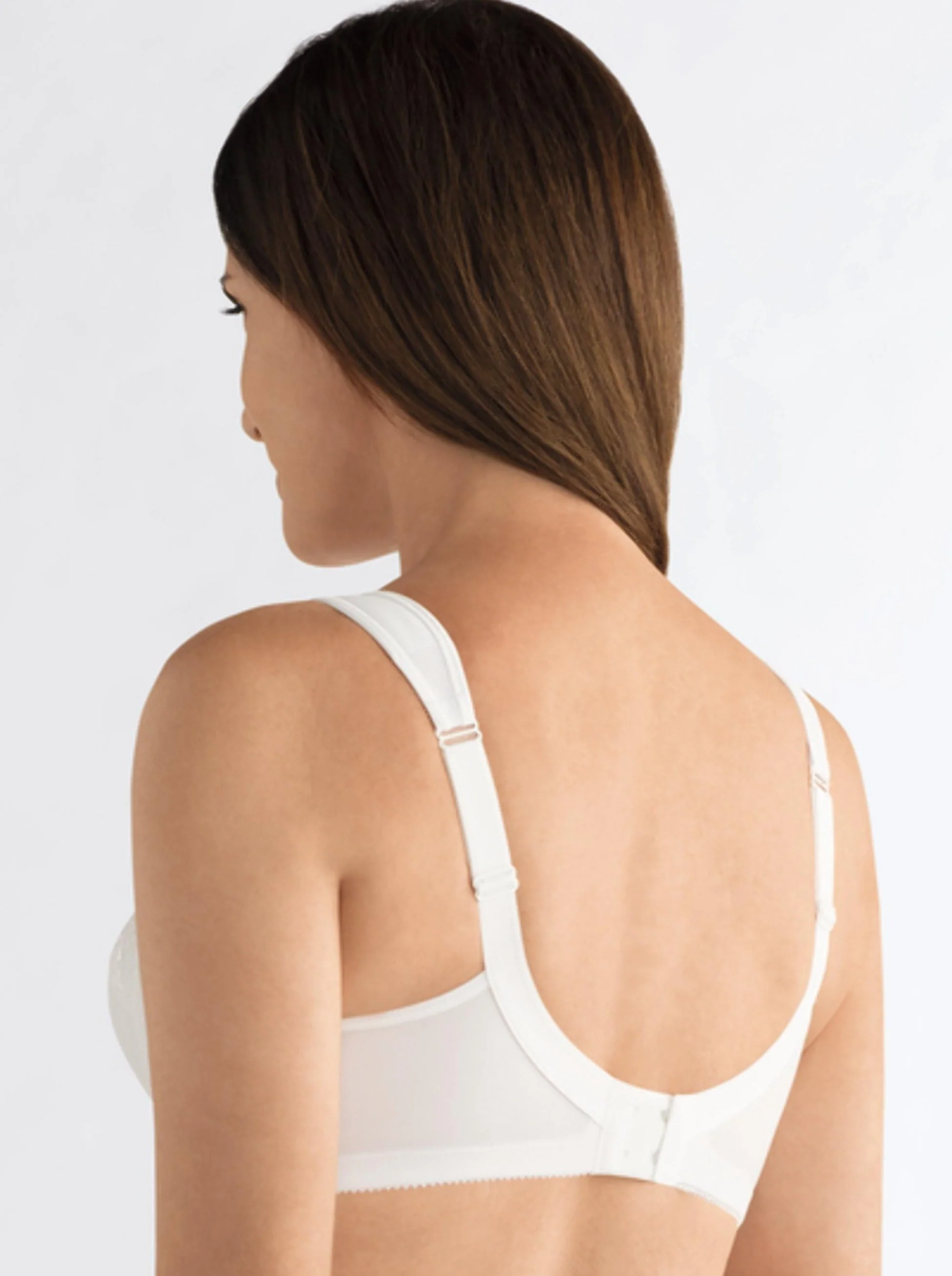 Amoena Isadora Wire Free Mastectomy Bra - White - Image 4