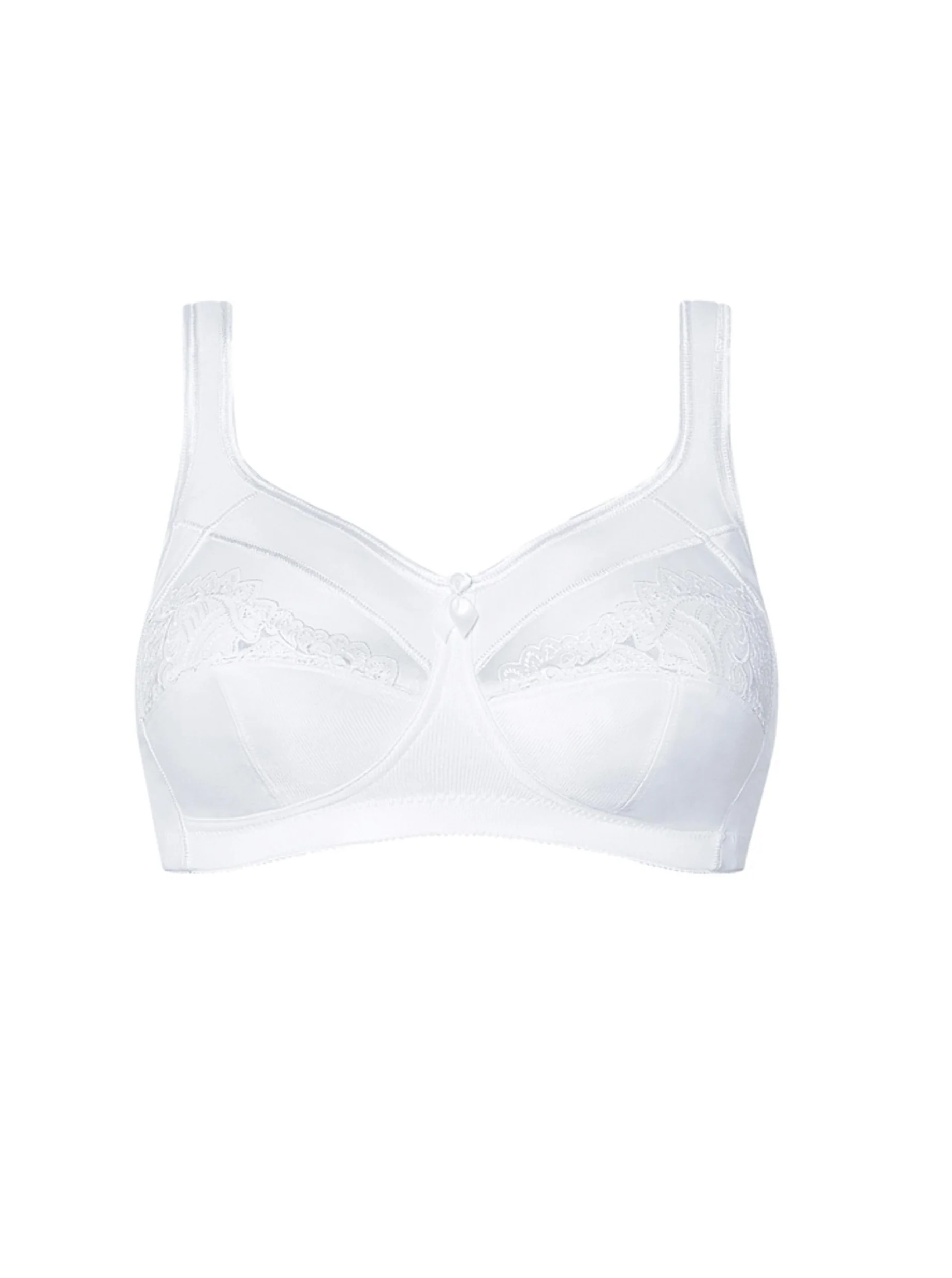 Amoena Isadora Wire Free Mastectomy Bra - White - Image 5