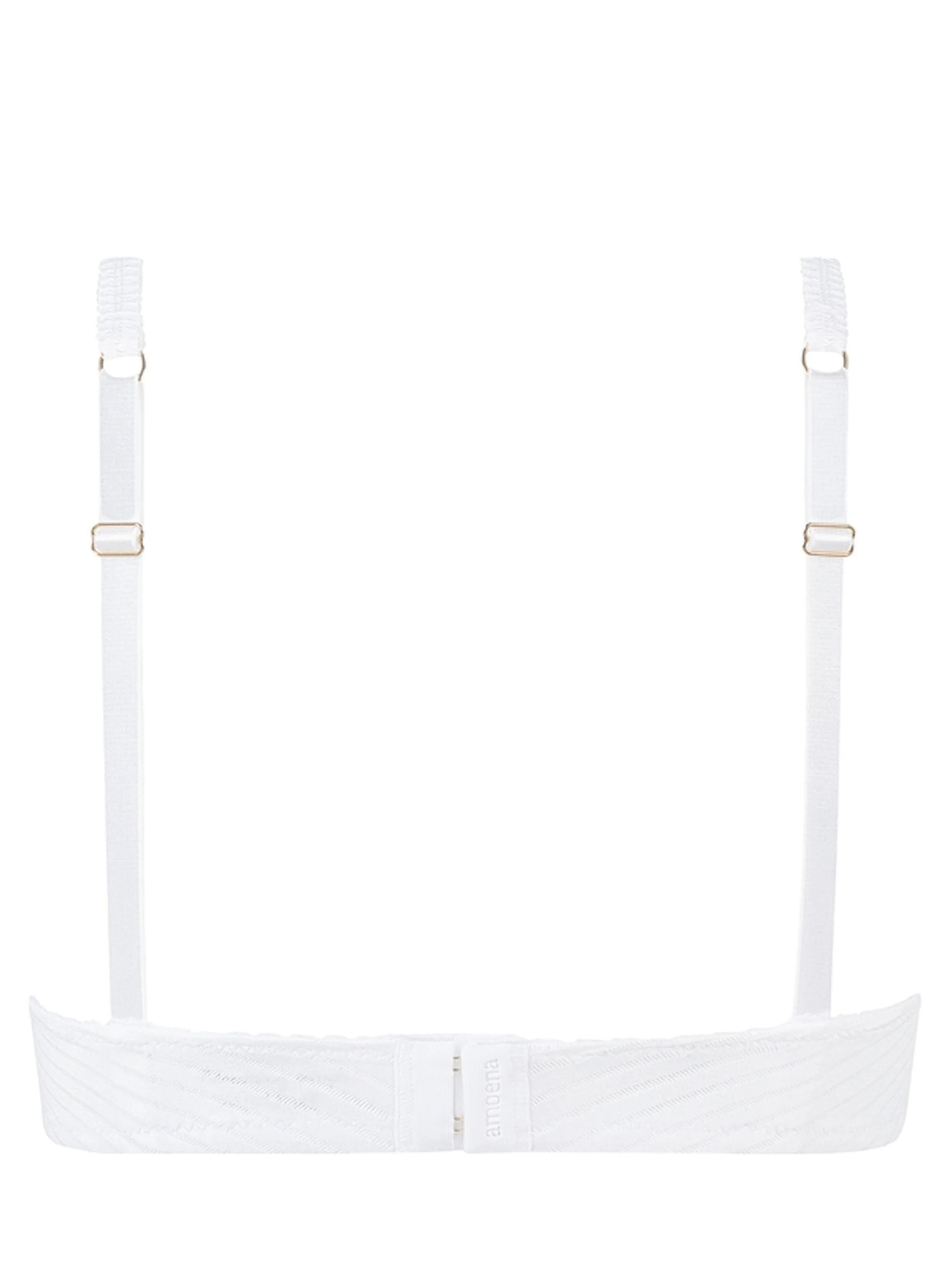 Amoena Karolina Underwire Mastectomy Bra - White/Sand - Image 2