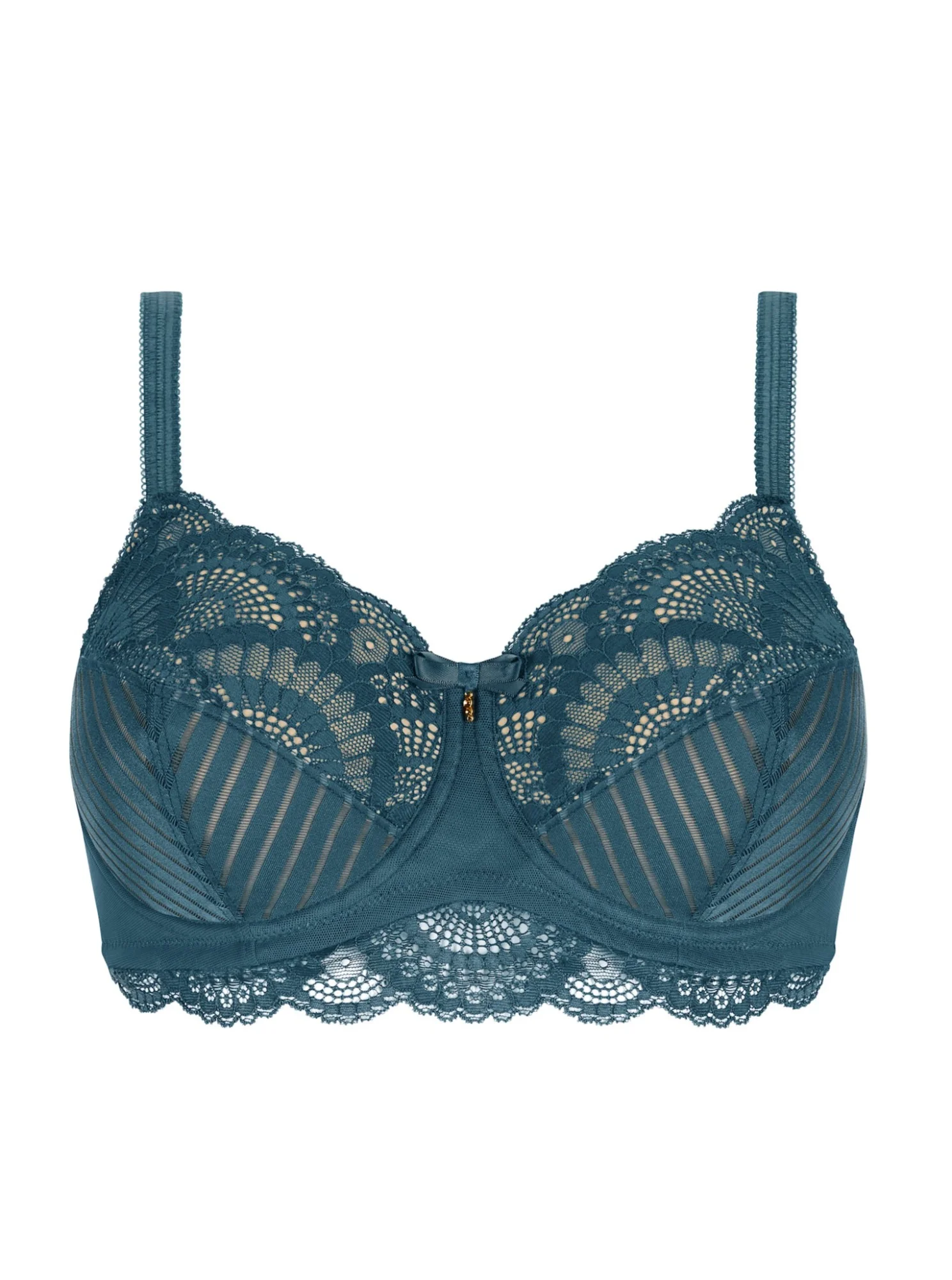 Amoena Karolina Underwire Mastectomy Bra - Dark Teal - Image 3