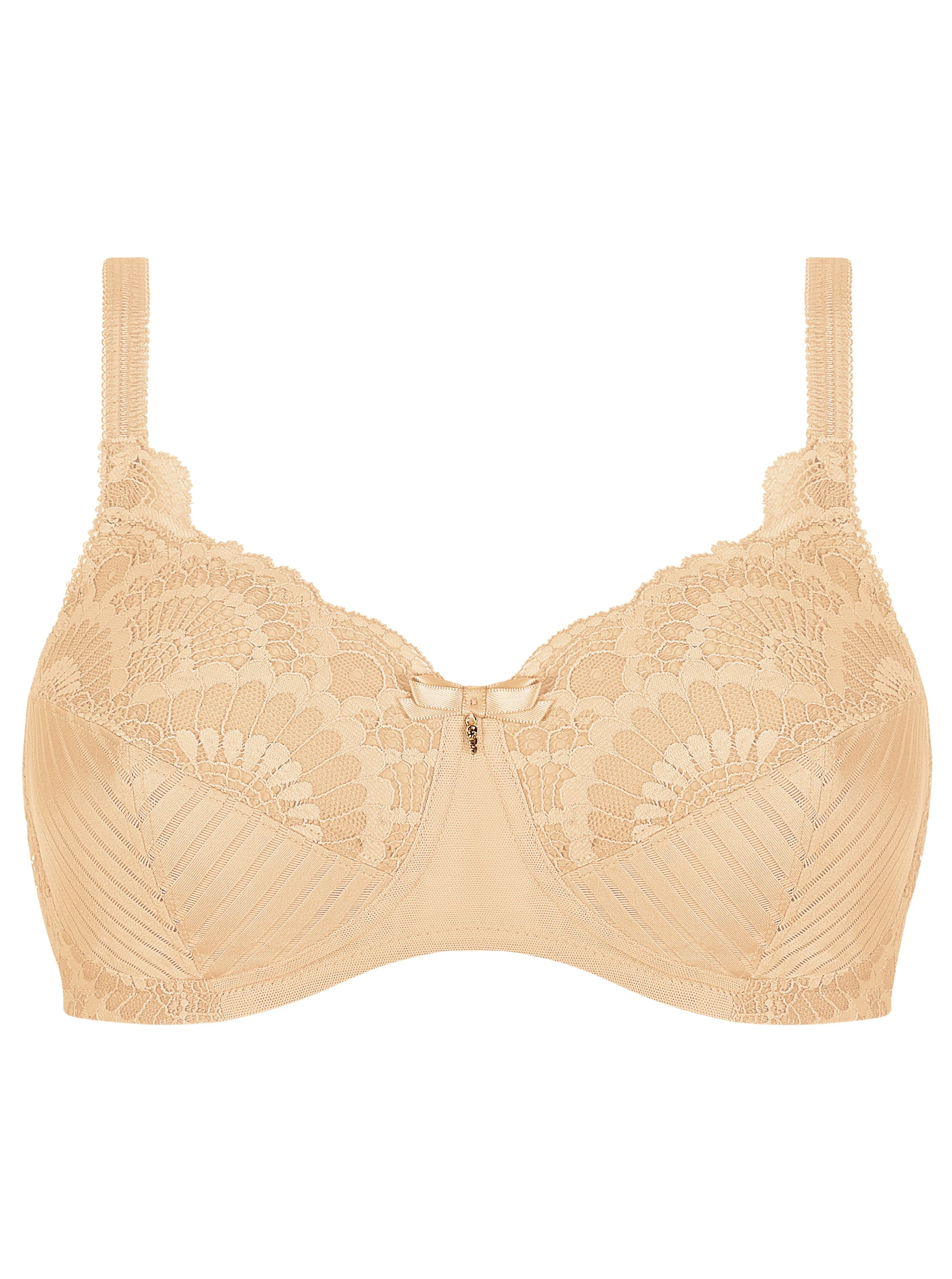 Amoena Karolina Wire Free Mastectomy Bra - Sand - Image 4
