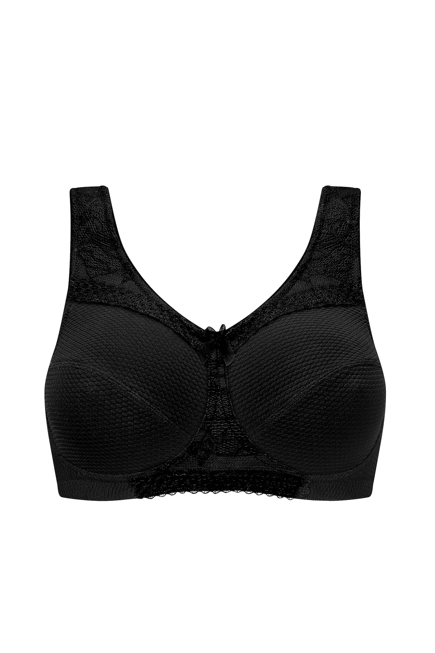 Amoena Leslie Soft Mastectomy Lymphoedema Bra - Black - Image 4