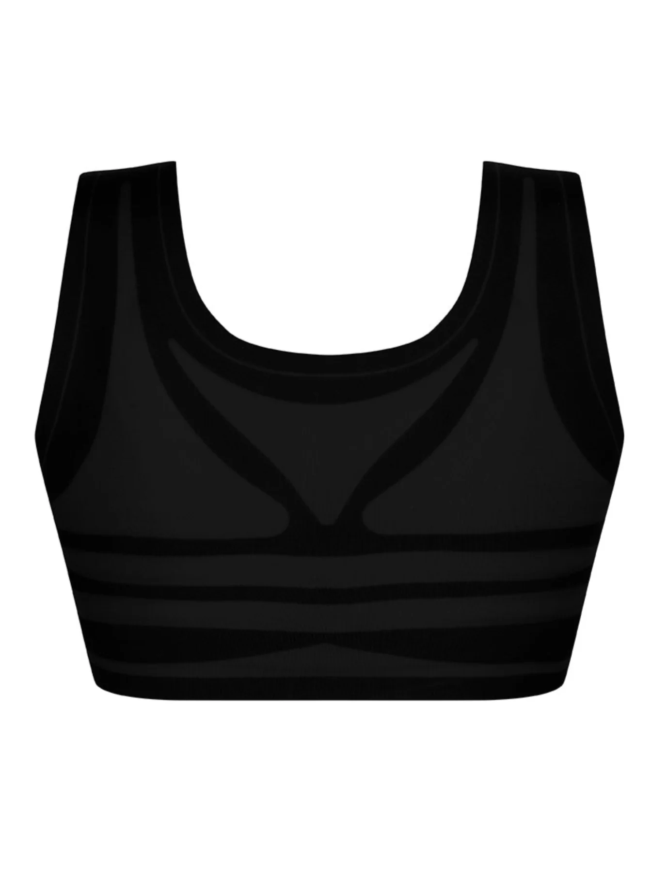 Amoena Lymph Flow Front Closure Soft Mastectomy Bra - Black - Image 6