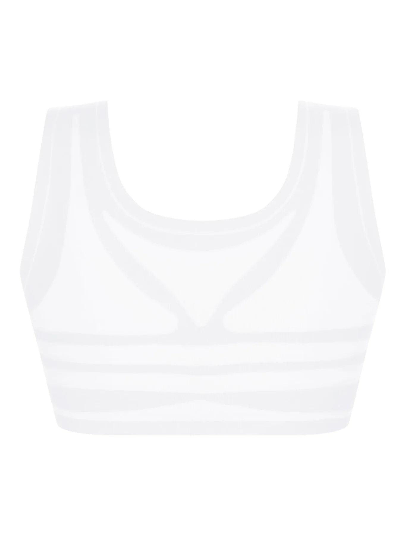 Amoena Lymph Flow Front Closure Soft Mastectomy Bra - White - Image 6