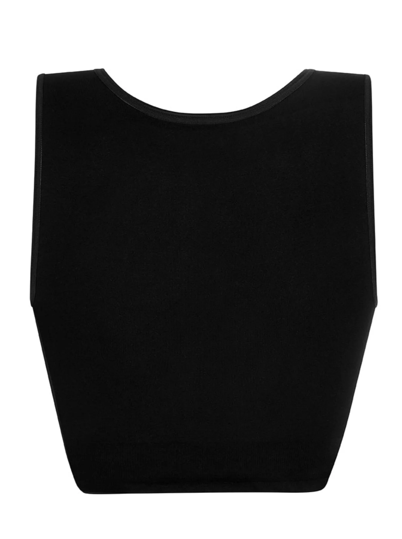 Amoena Lymph Flow Long Front Closure Soft Mastectomy Bra - Black - Image 6