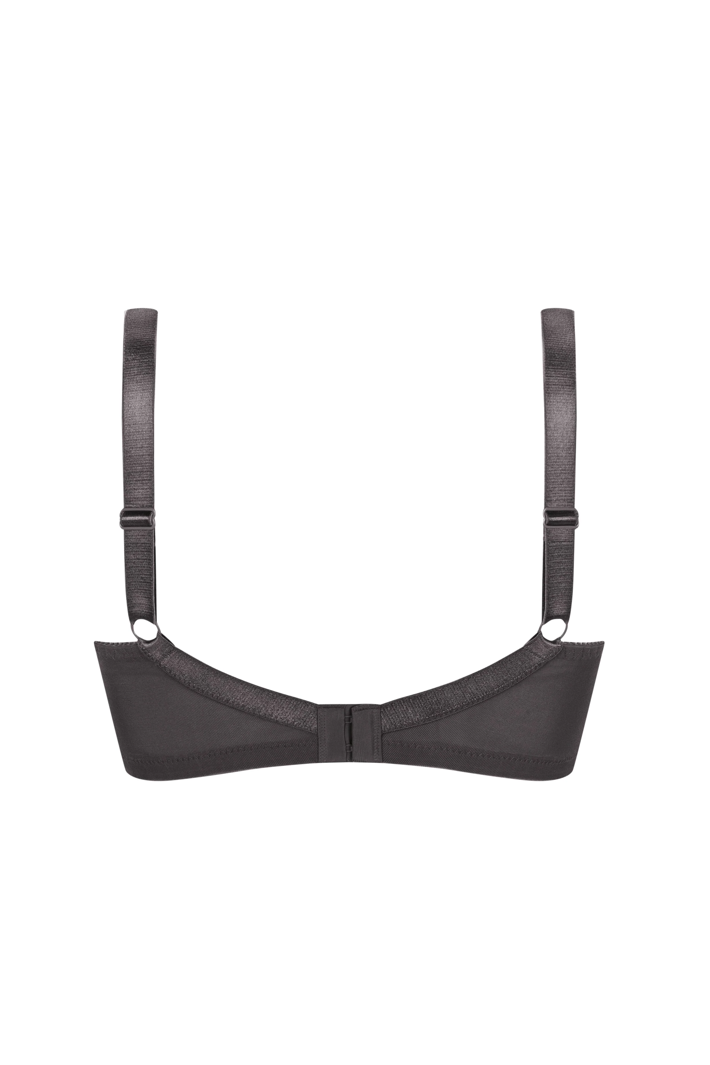 Amoena Nancy Front Fastening Mastectomy Bra - Dark Grey - Image 5