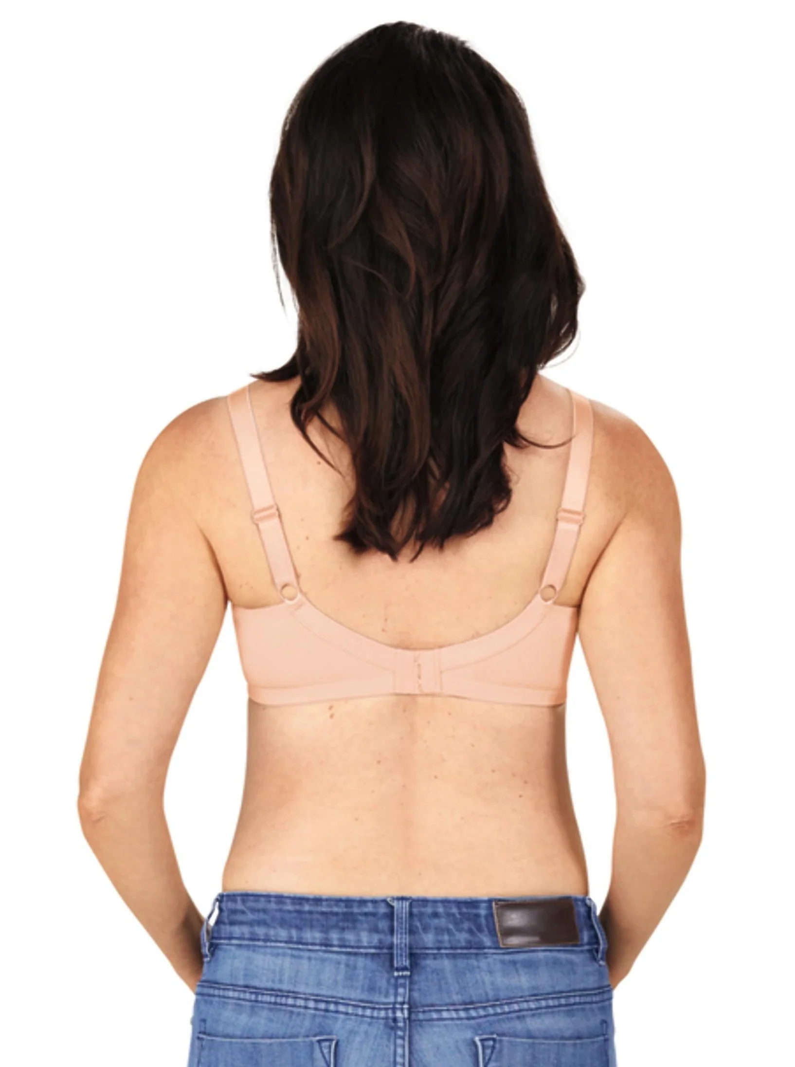 Amoena Nancy Front Fastening Mastectomy Bra - Blush - Image 2