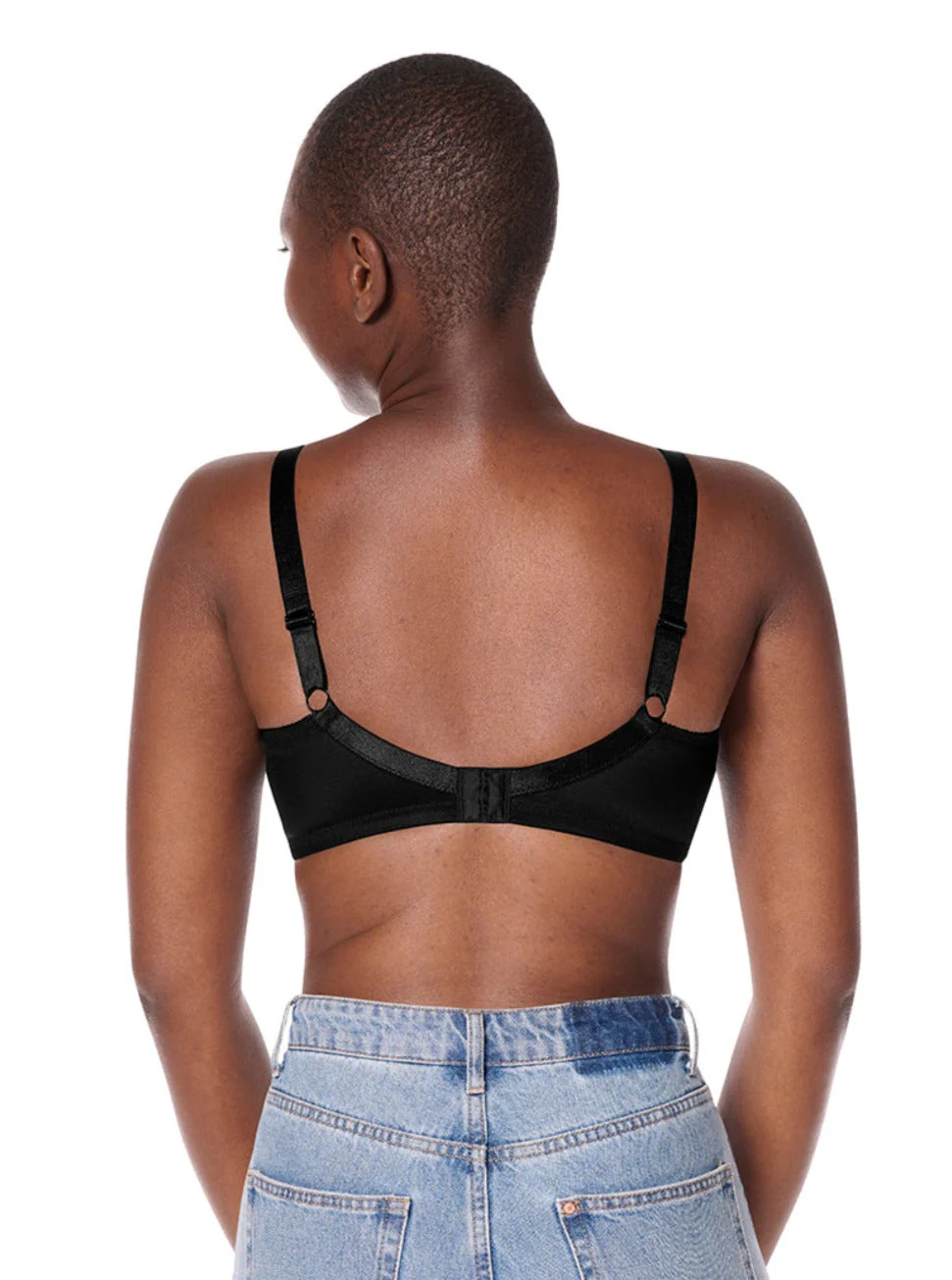 Amoena Nancy Wire-free Mastectomy Bra - Black - Image 2