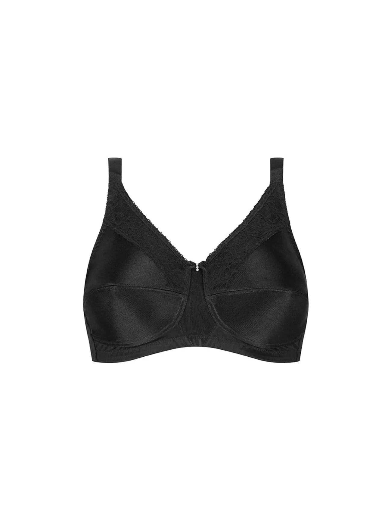 Amoena Nancy Wire-free Mastectomy Bra - Black - Image 3