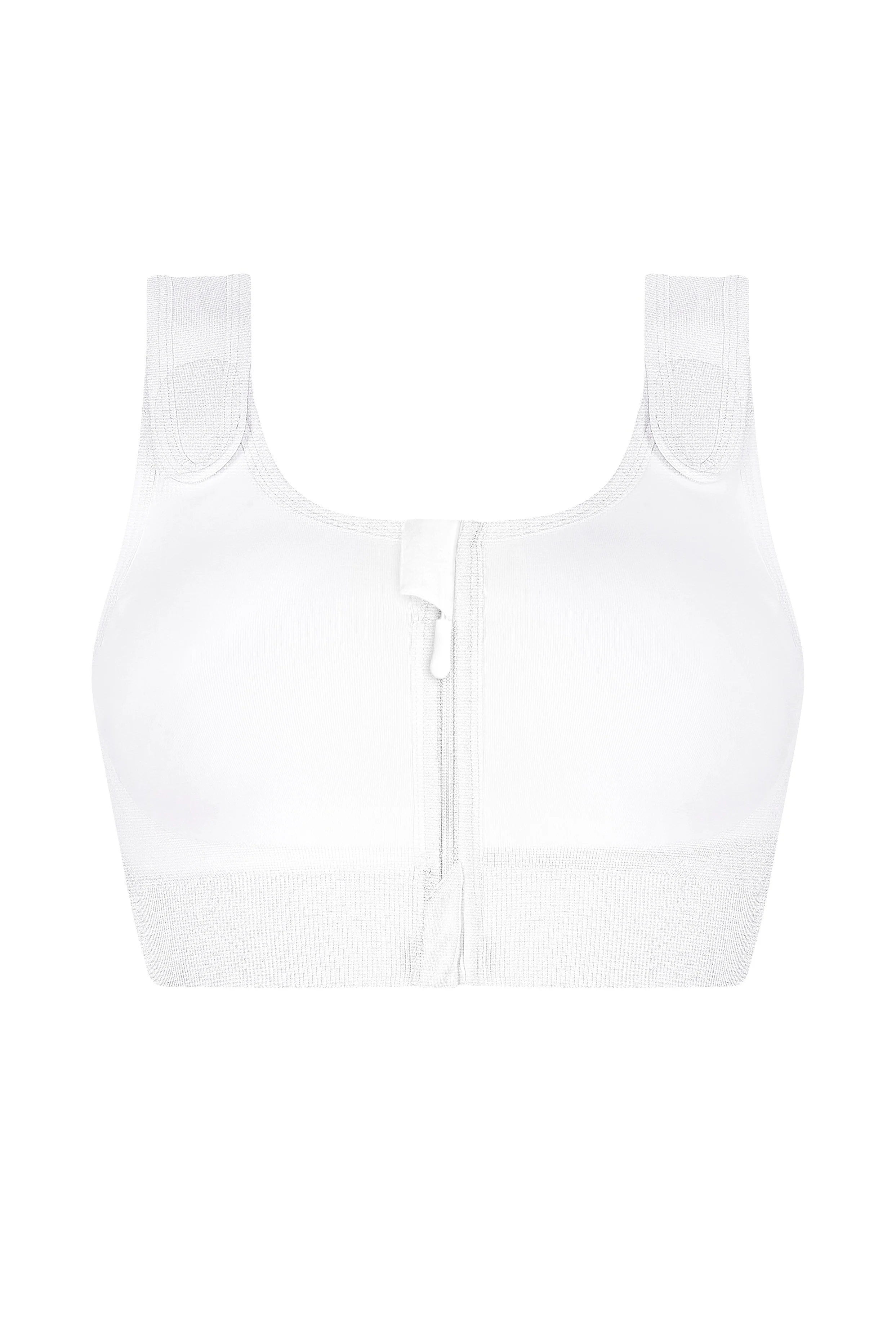 Amoena Pamela Seamless Surgical Mastectomy Bra - White - Image 6