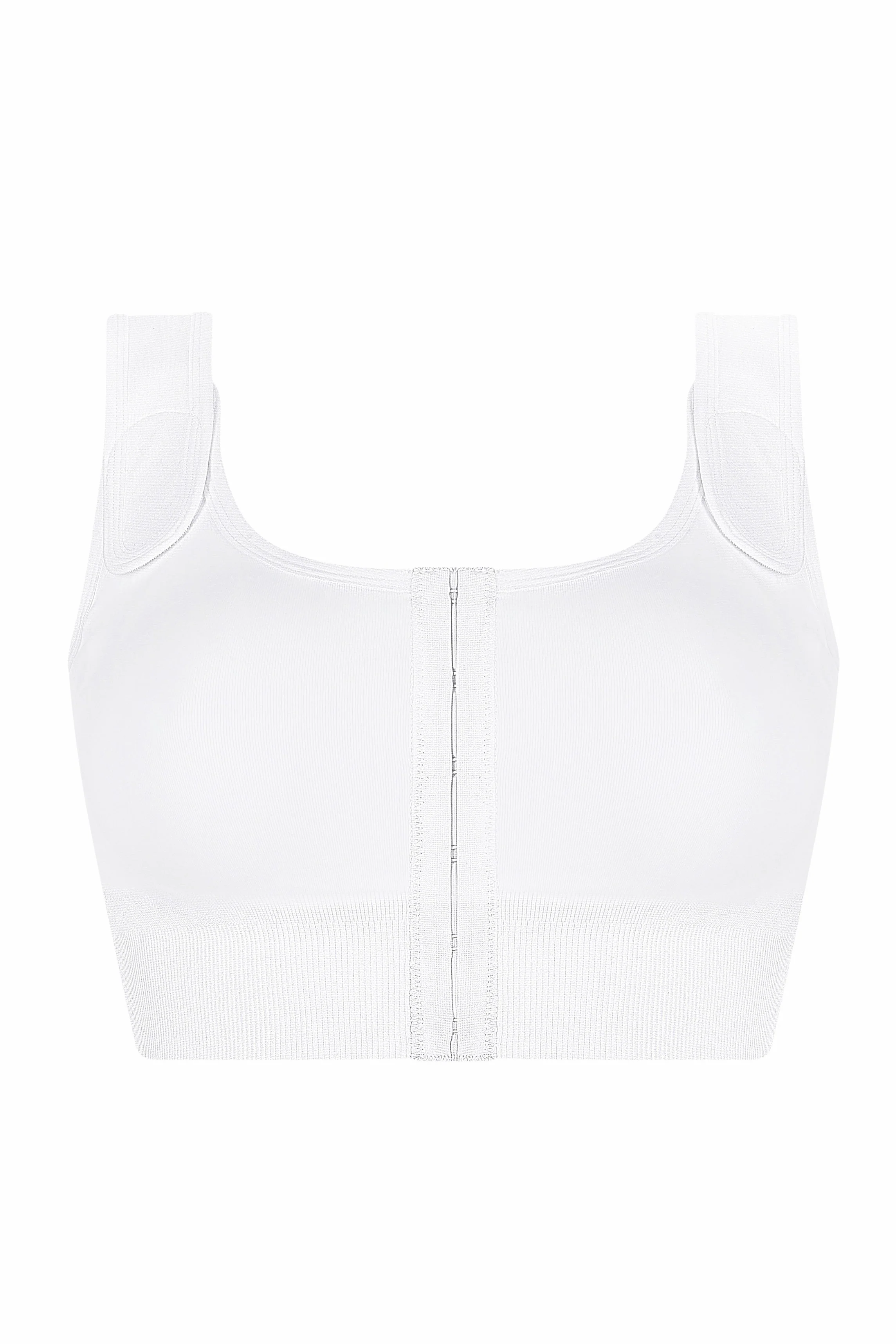 Amoena Sina Seamless Surgical Mastectomy Bra - White - Image 5