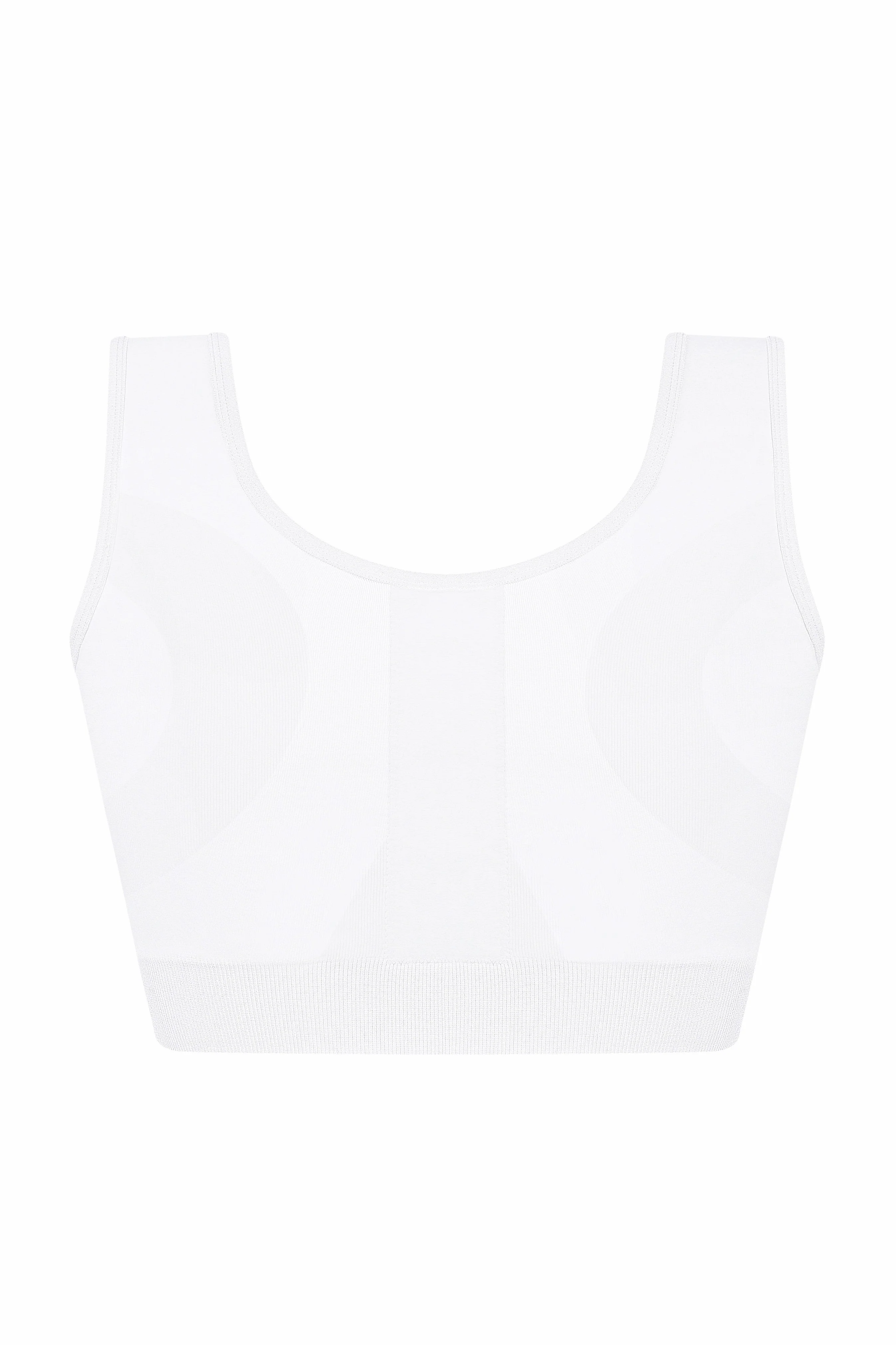 Amoena Sina Seamless Surgical Mastectomy Bra - White - Image 6