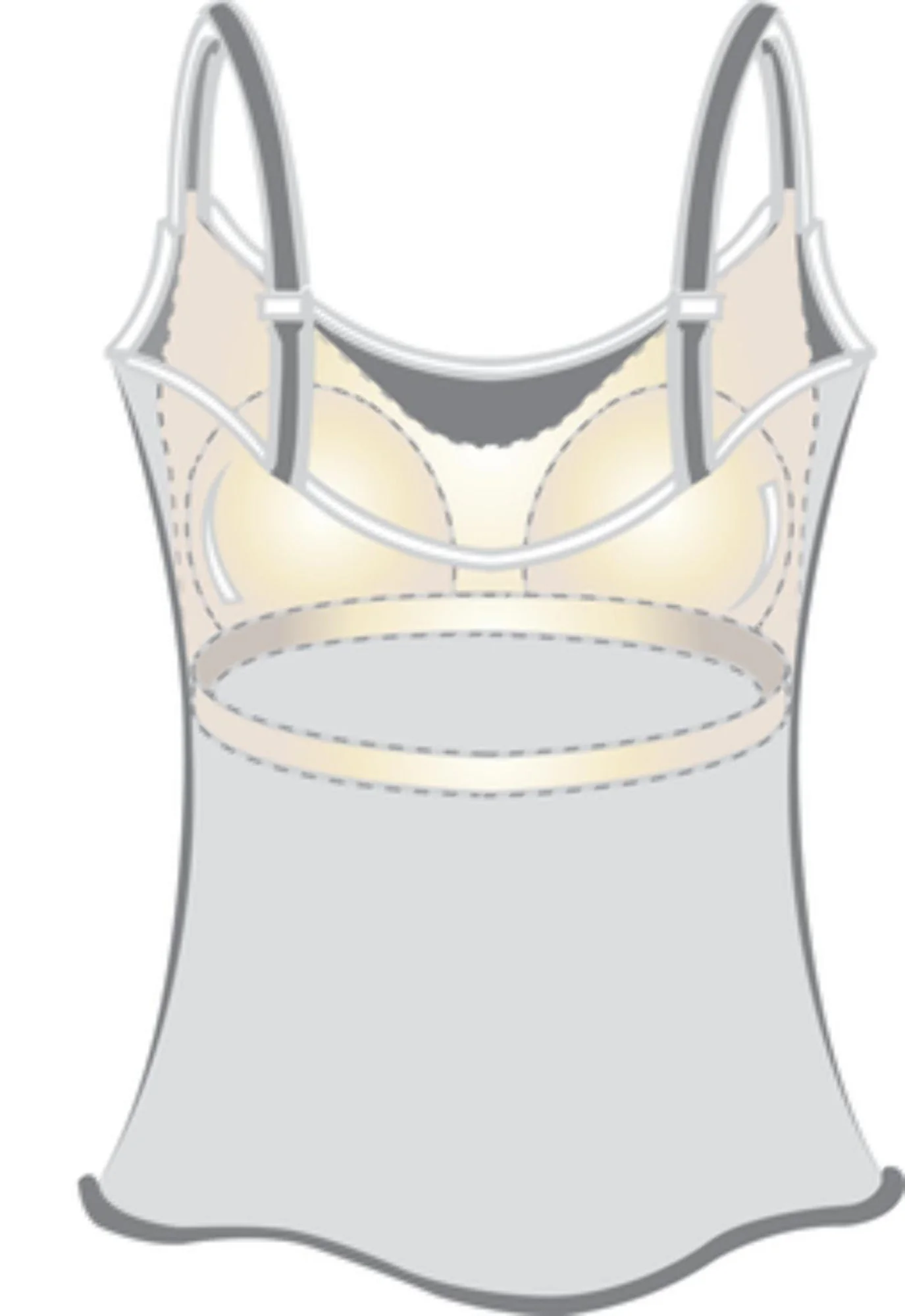 Amoena Valletta Mastectomy Top - Mocha - Image 5
