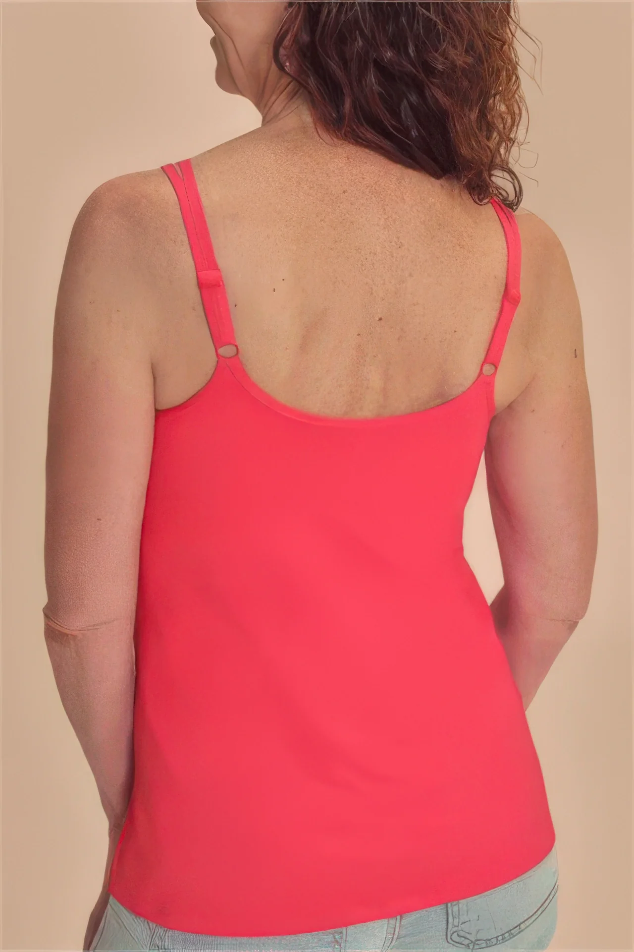 Amoena Valletta Mastectomy Top - Watermelon - Image 2