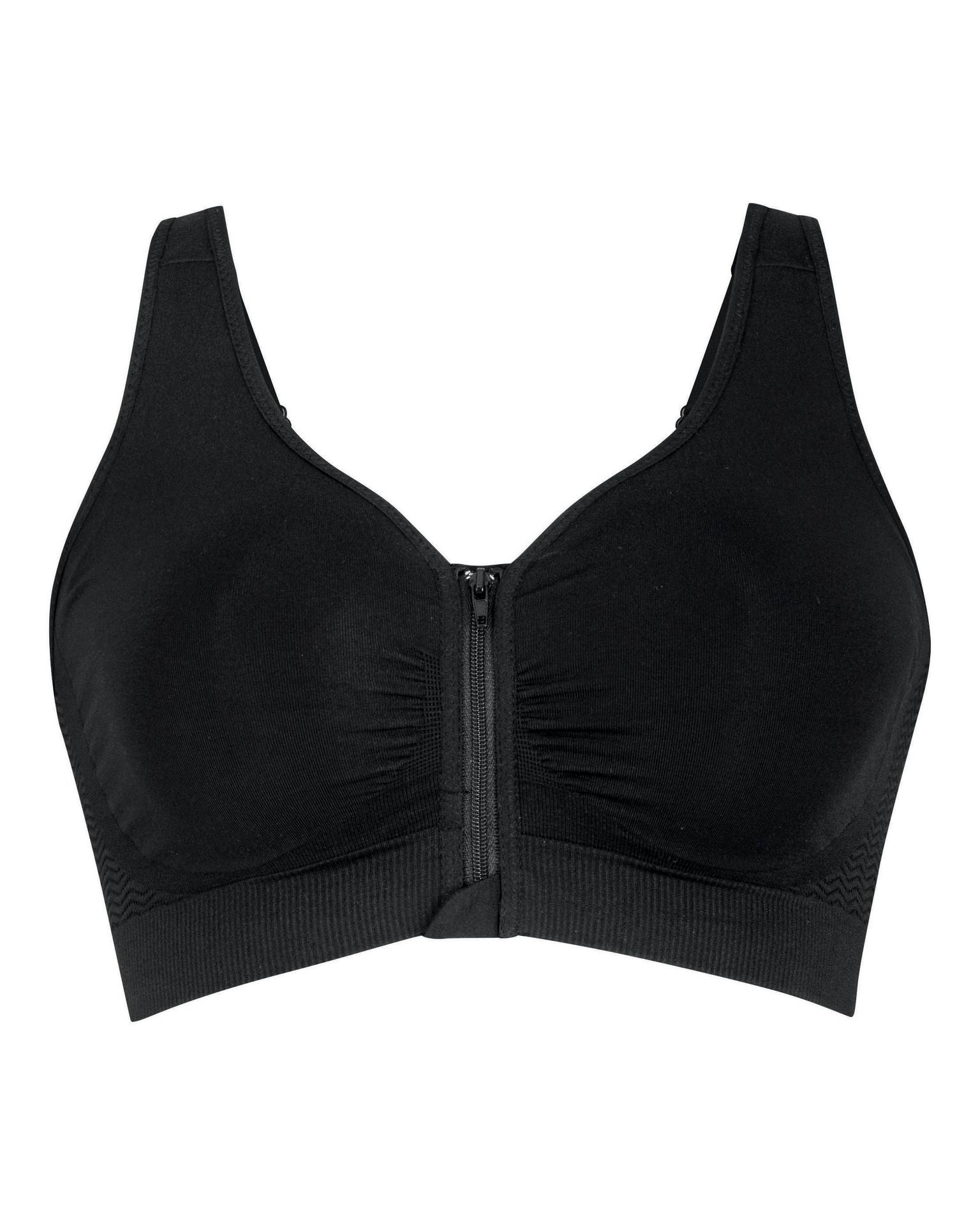 Anita Lynn Front Fastening Mastectomy Bra - Black - Image 4