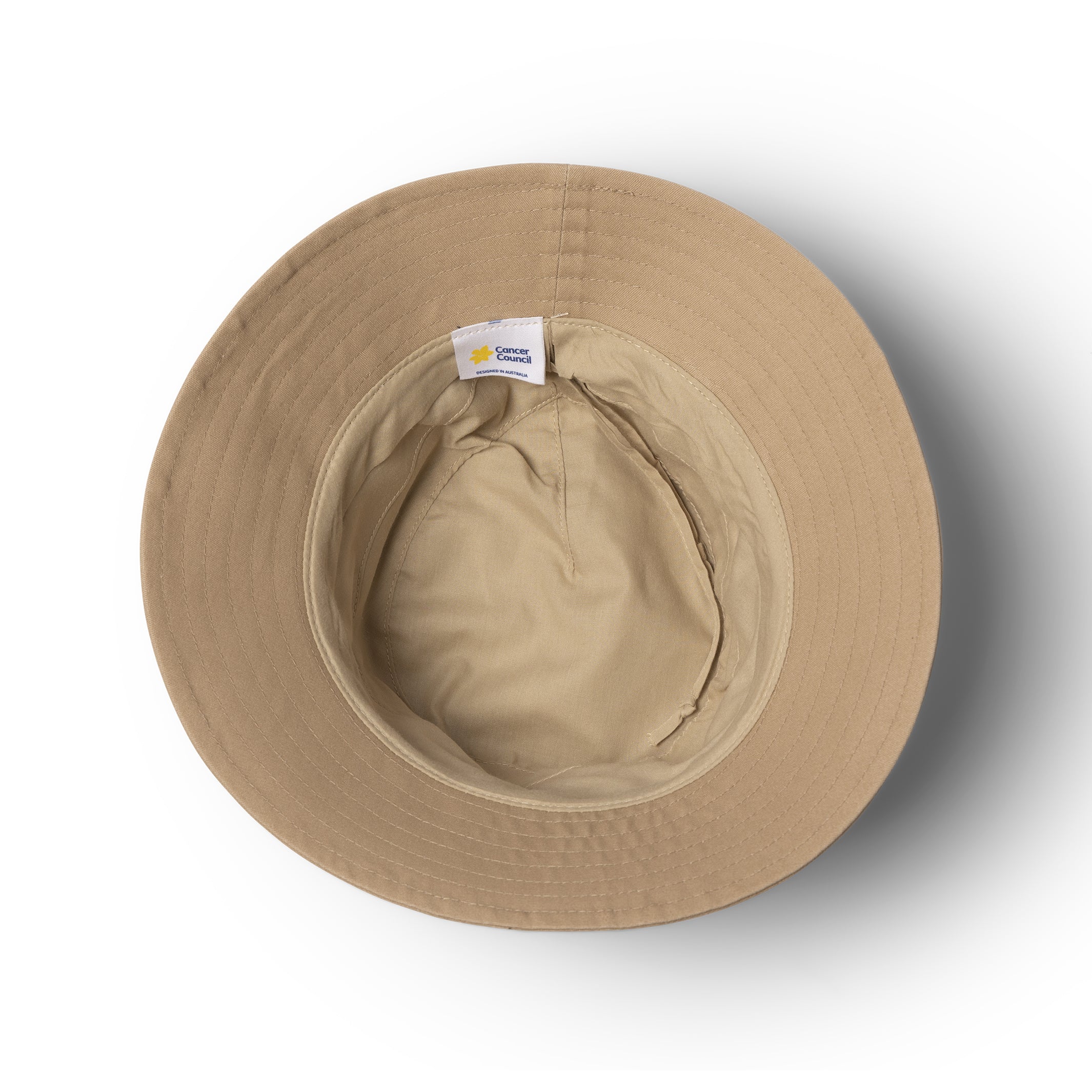 Cancer Council Ladies Golf Hat - Beige - Image 5