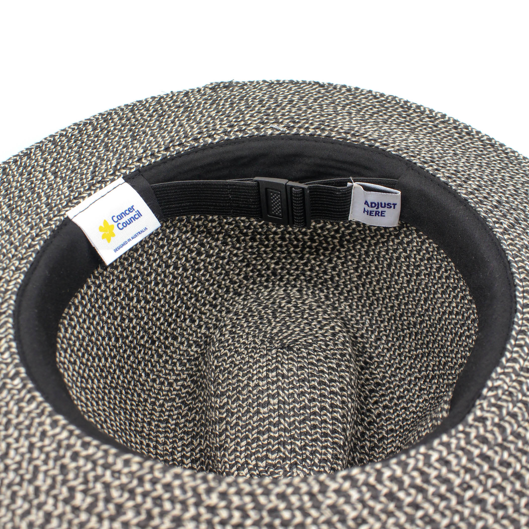 Cancer Council Outback Lightweight Fedora - Grey/Black - Image 8