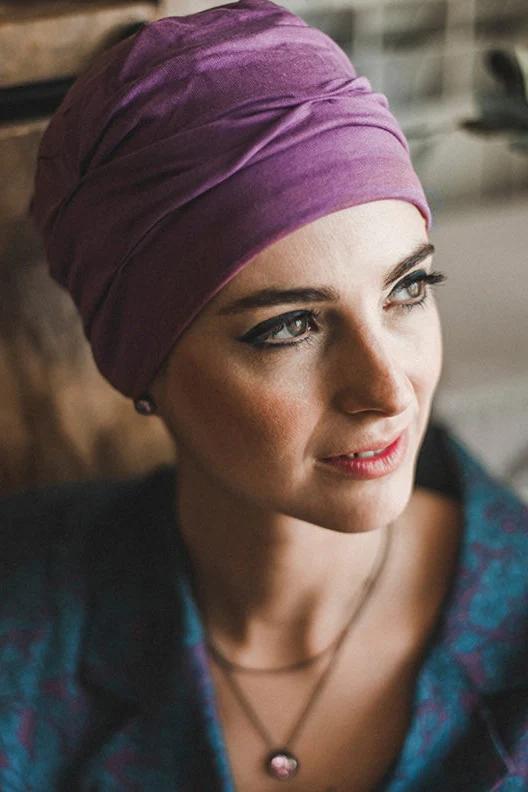 Carebell Mar Hair Loss Turban - Rose Pink - Image 4