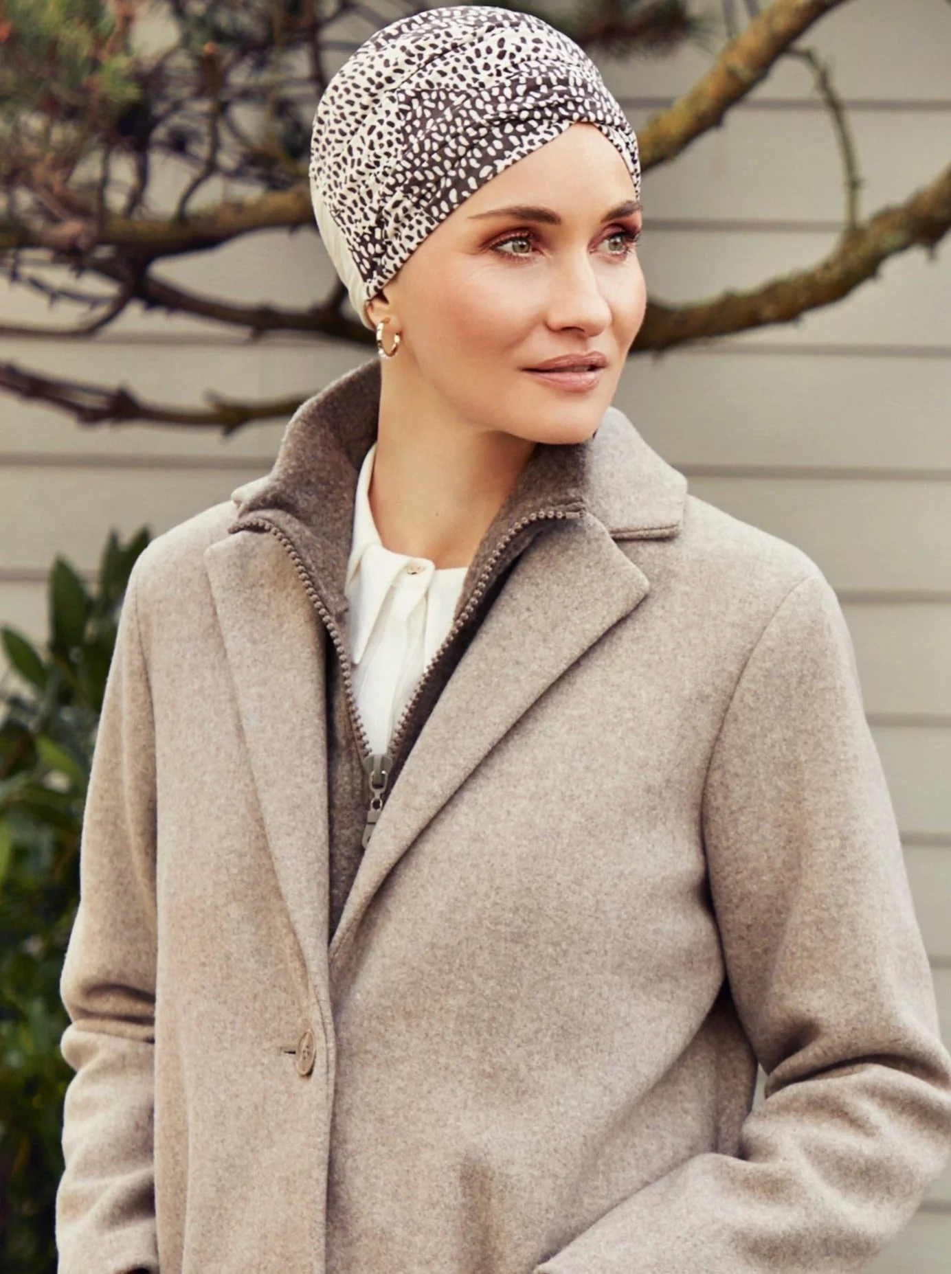 Christine Amia Printed Hair Loss Turban - Patchwork Leo - Image 3