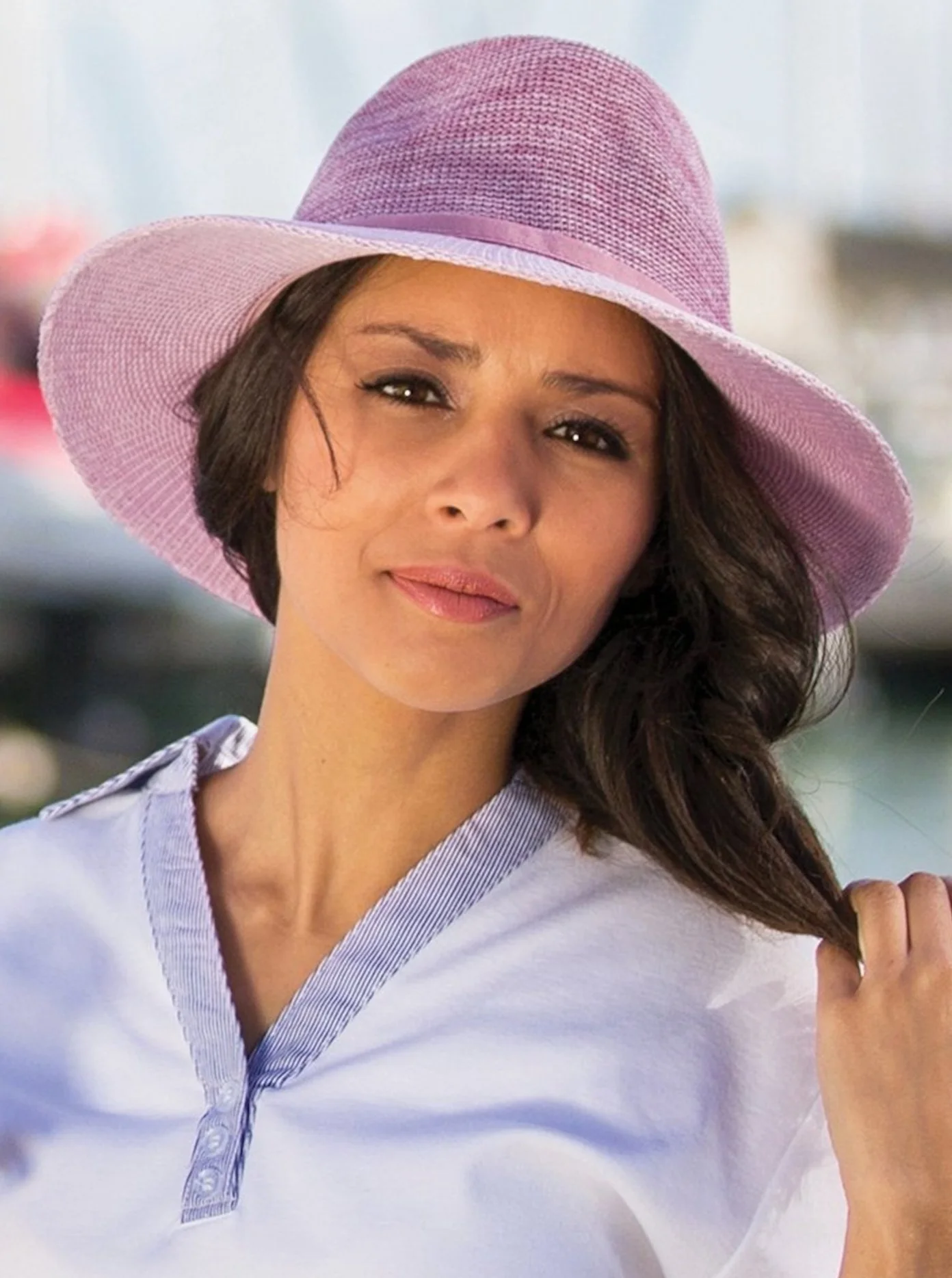 Evoke Aston Fedora - Old Rose/Pink - Image 3