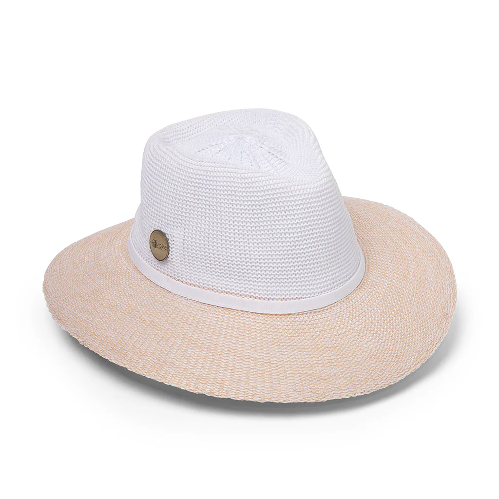 Evoke Aston Fedora - Wheat/White - Image 4