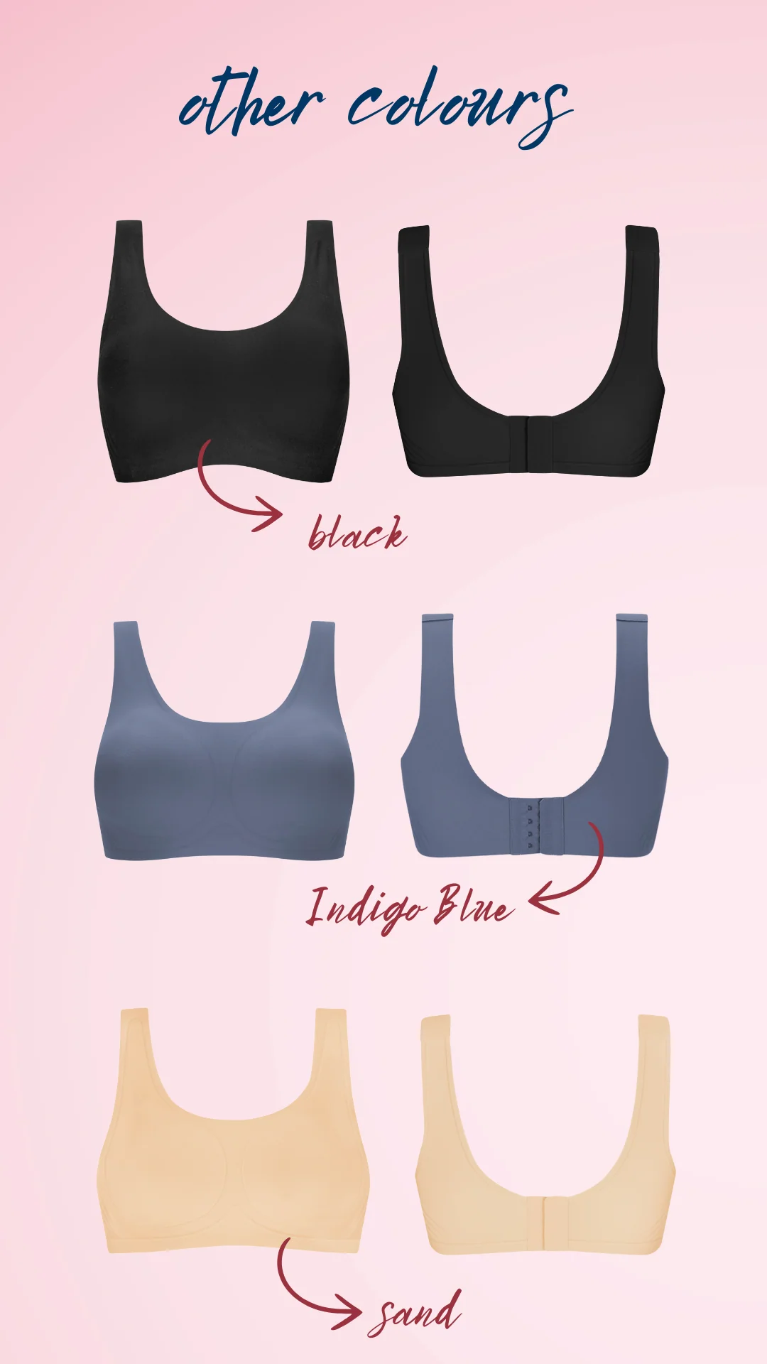 Amoena Linda Lymph Care Mastectomy Bra - Light Sand - Image 8